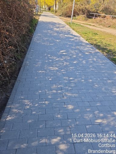 Steinreinigung – NACHHER Gereinigte Pflasterfläche nach der Steinreinigung